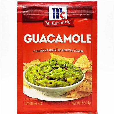 28g McCormick Guacamole Seasoning Mix美国味好美鳄梨酱调味料