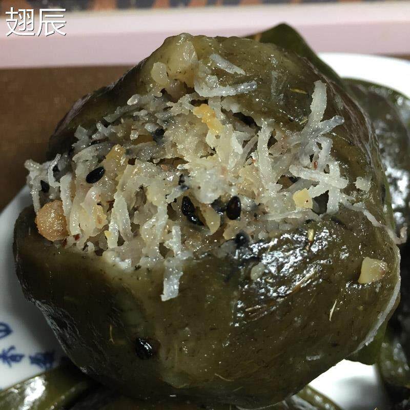 湛江田艾籺 海南小吃薏粑 传统手工糍粑糯米芝麻椰丝搭饼艾草青团