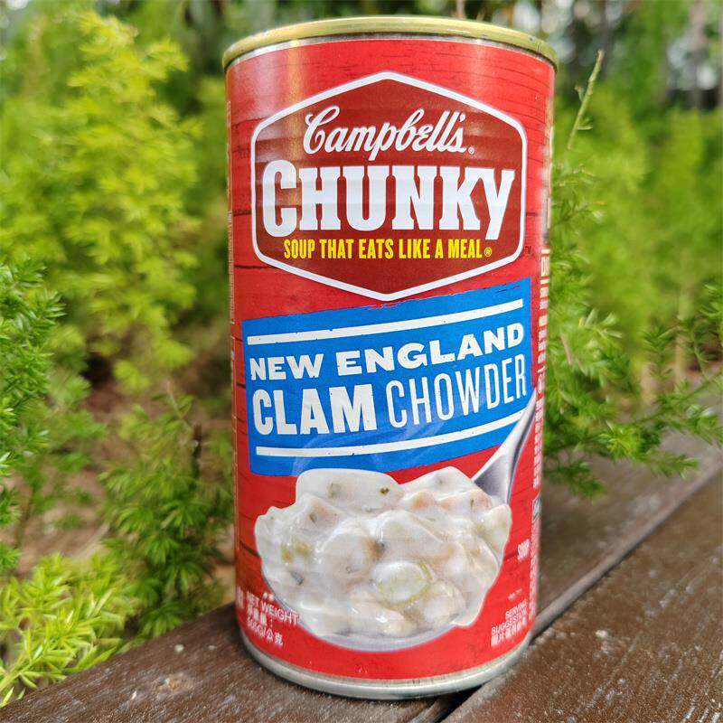 金宝汤块状新英格兰蛤蜊汤 Campbell’s Clam Chowder Soups 505g