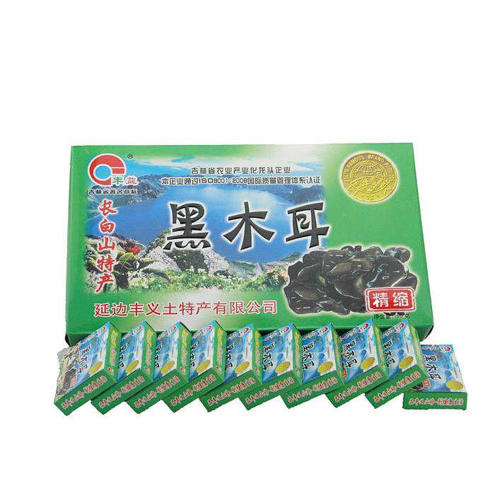 2盒包邮 丰义 黑木耳 压缩木耳 干货 秋木耳 压缩 东北 促销