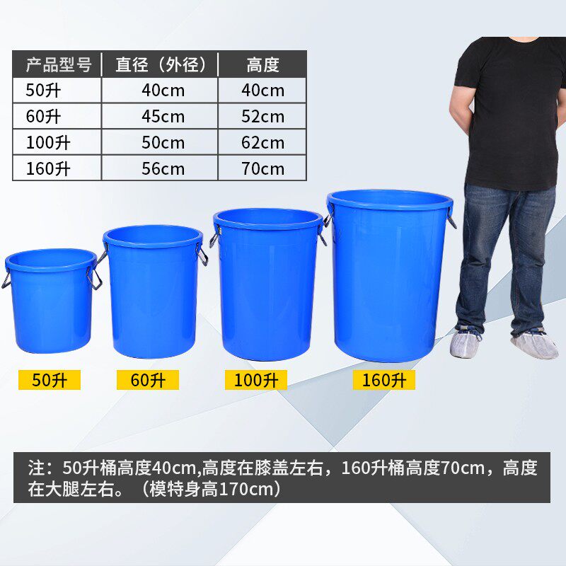 智伦大垃圾桶大号咖啡色黑色户外无盖带盖有盖特商用灰色银灰色