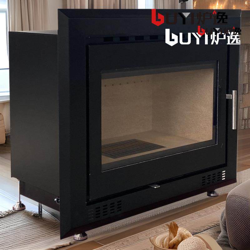 壁炉真火木柴家用别墅农村室内取暖器燃木柴烧柴冬天柴火炉嵌入式