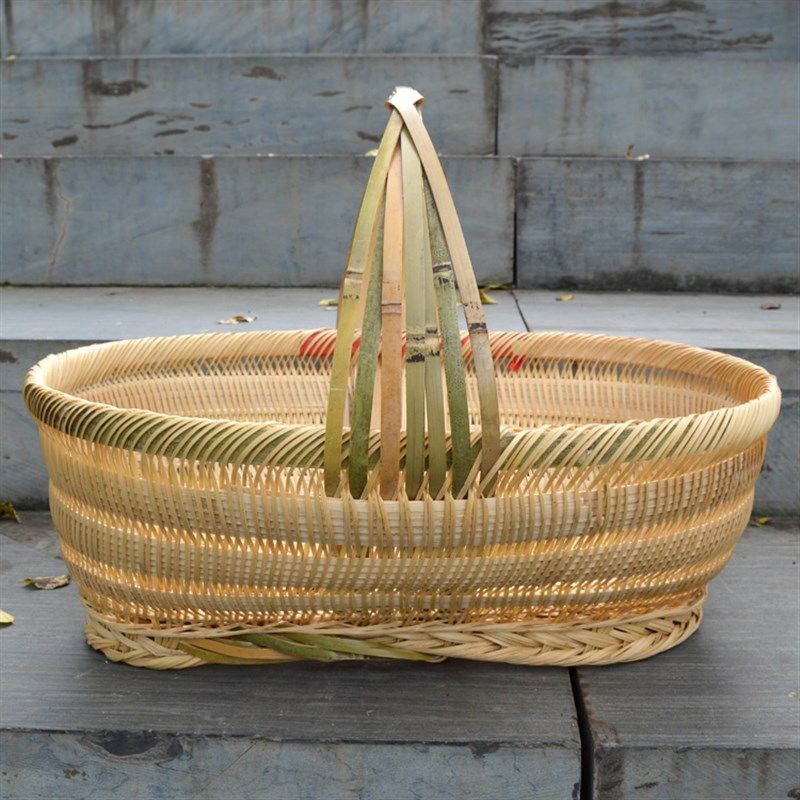 手工竹编制品 竹篮子家用菜篮日式餐具手提篮 粽子水果鸡蛋礼盒篮,特色手工艺,竹编/竹雕,淘宝优惠券,粉丝福利购,淘宝优惠卷