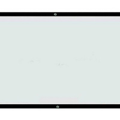 成越92寸16:10白塑简易幕布便携投影布散幕带孔带黑边1.98*1.24米