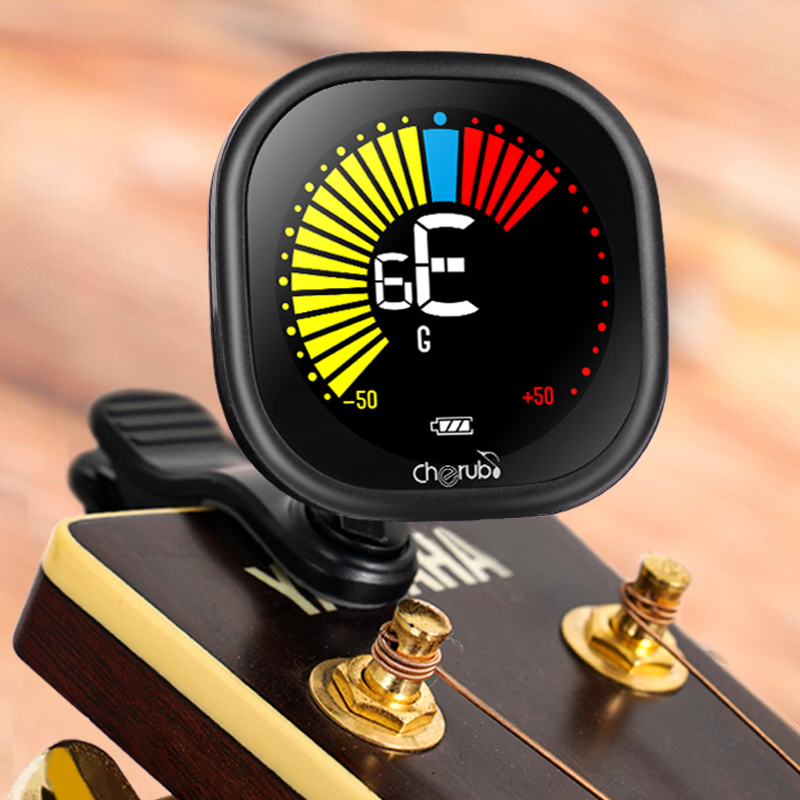 小天使调音器电吉他尤克里里专用电子高精度可充电专业调弦定音