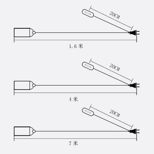 LED灯泡带线带开关吊灯头E27螺口超亮节能灯泡家用照明大功率灯座