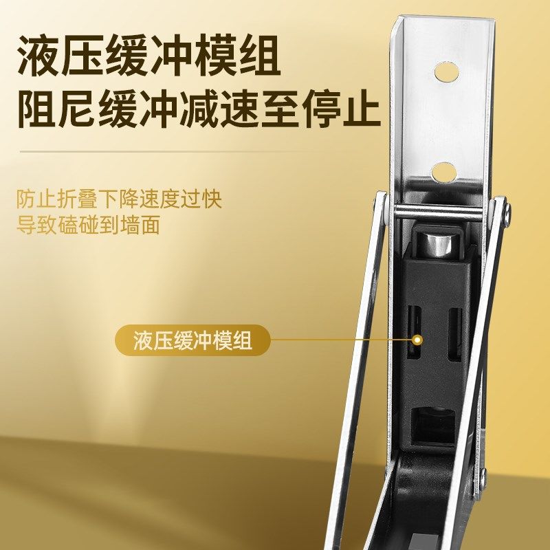 家用不锈钢缓冲阻尼三角折叠支架墙上承重隔板层板托架墙壁置物架,基础建材,层板拖,淘宝优惠券,粉丝福利购,淘宝优惠卷