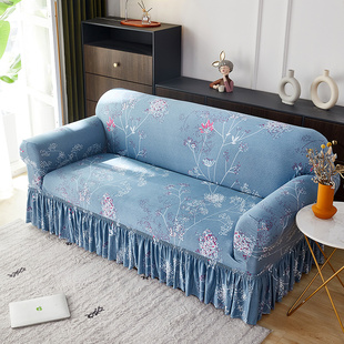 万能沙发罩全包通用组合113老式办公室沙发套全盖防滑沙发布四季