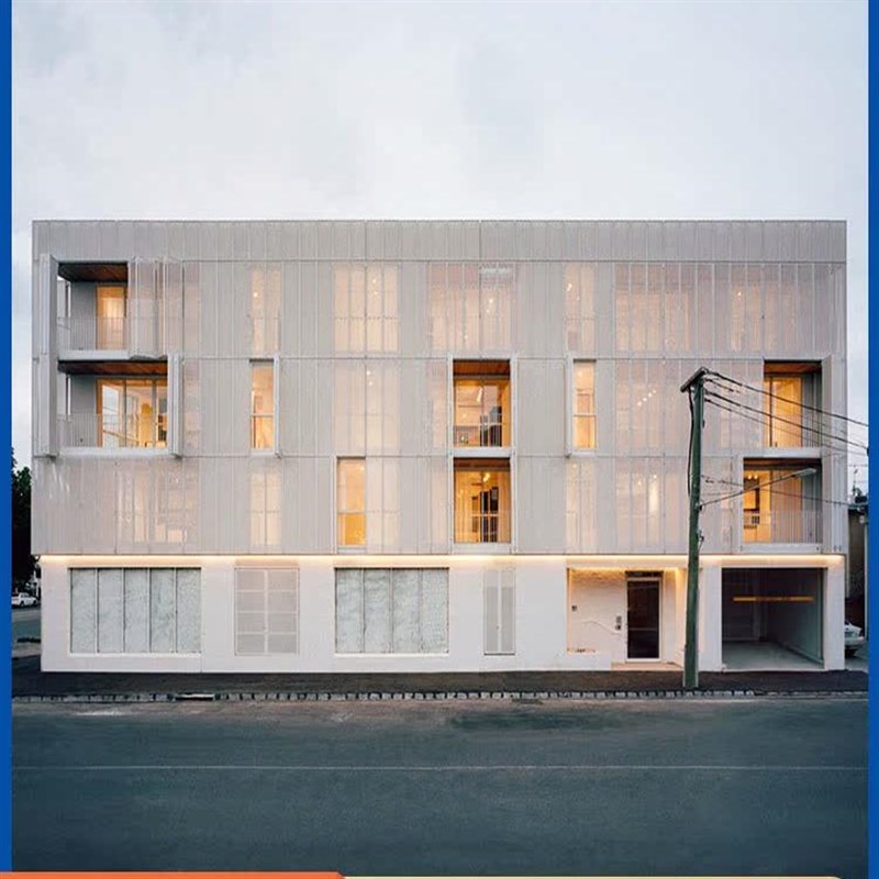 金属铝拉铝网板学校通道天花铝网银灰色网格吊顶过道装饰定做厂家