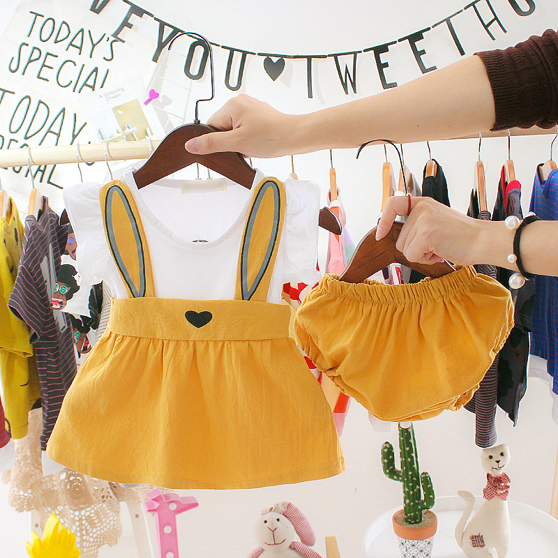 0123岁童装连衣裙女童公主女宝宝夏季洋气夏天小女孩婴儿套装裙子