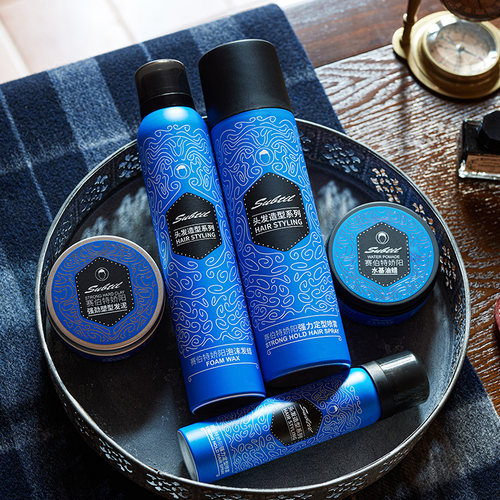 赛伯特娇阳发胶持久定型喷雾男女士清香强力头发造型干胶发泥发蜡