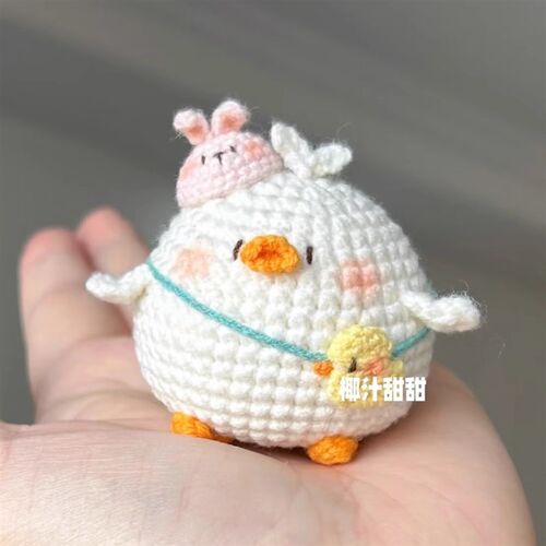 【成品】手工f编织小玩偶手织小玩偶钩织挂件手工编织挂件钩织挂