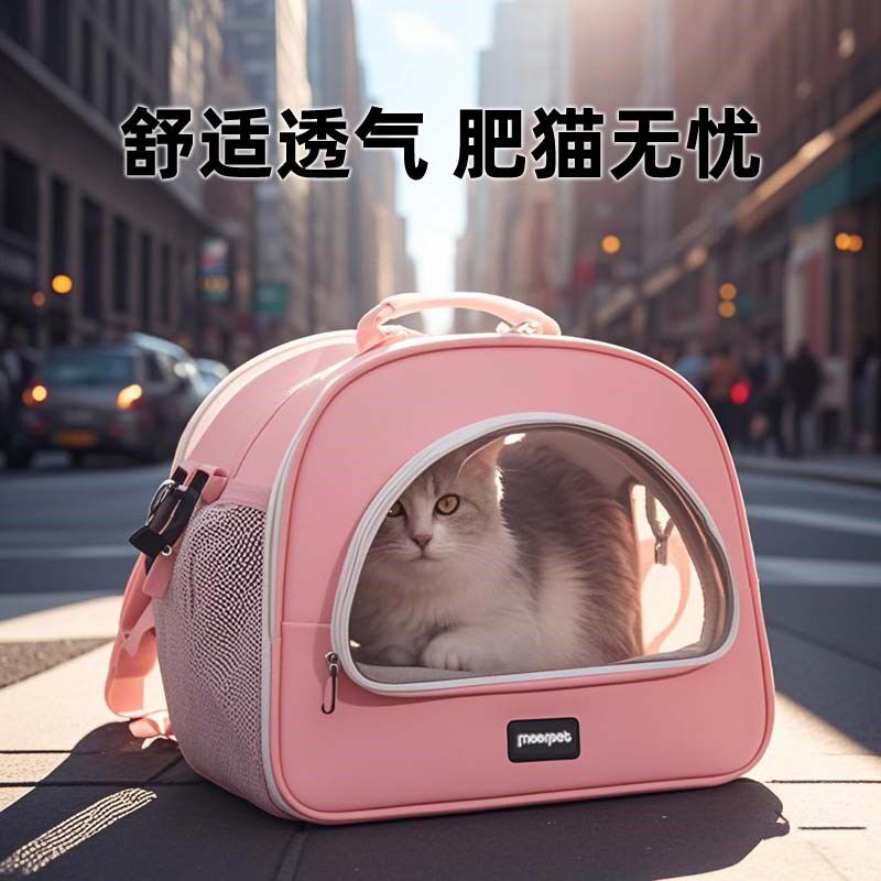 宠物外出包便携式猫包狗包小型犬单肩背I包猫咪外出防应激宠物用