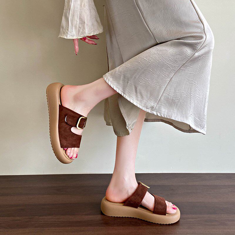 夏季外穿孕妇凉拖鞋女p士大码41一43宽松妈妈凉鞋休闲一字拖不累,女鞋,一字拖,淘宝优惠券,粉丝福利购,淘宝优惠卷