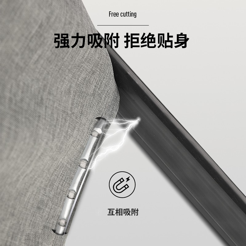 淋浴房硅胶磁性浴室挡水条卫生z间防水隔断自粘可弯曲厕所隔水条
