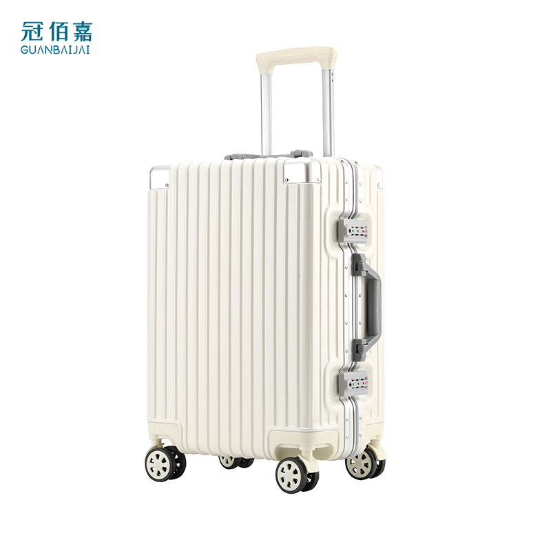 行李箱女日系20寸2o6铝框款结实耐用静音万向轮24密码旅行拉杆皮
