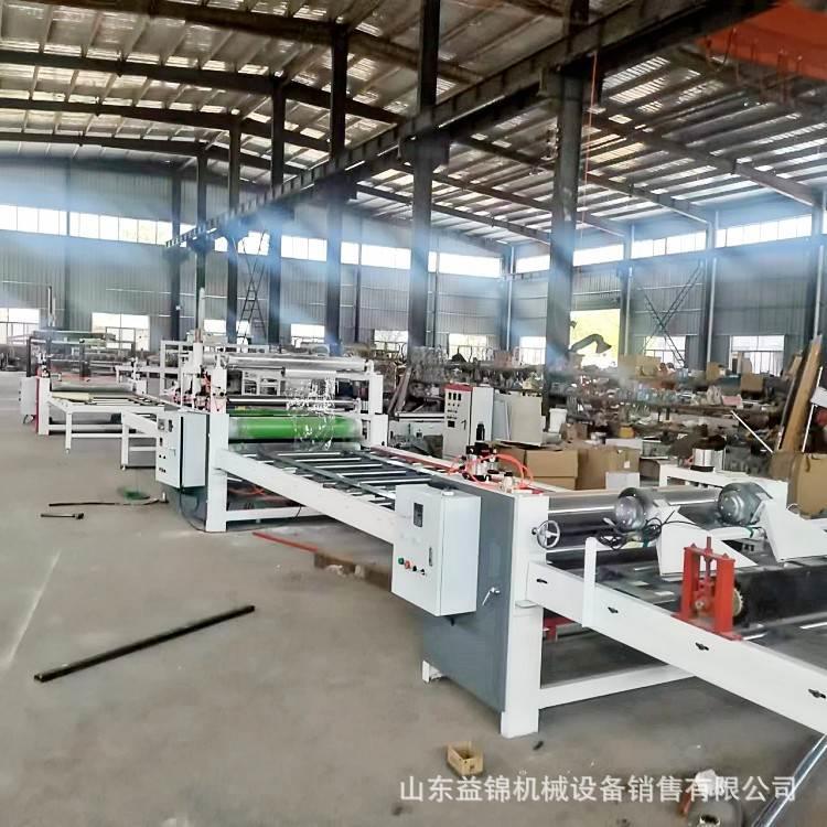 竹木墙板覆膜贴面机 墙布相x框木塑板覆膜机 热熔胶机复合平贴机