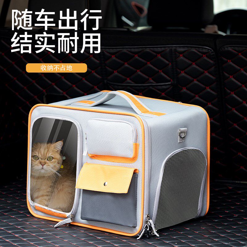 猫包外出便携宠物拉杆箱猫双肩背包狗F狗推车旅行太空舱猫咪行李