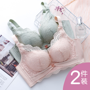 薄款内衣女c士夏天透气小胸聚拢无钢圈文胸2021新款火爆款夏季胸