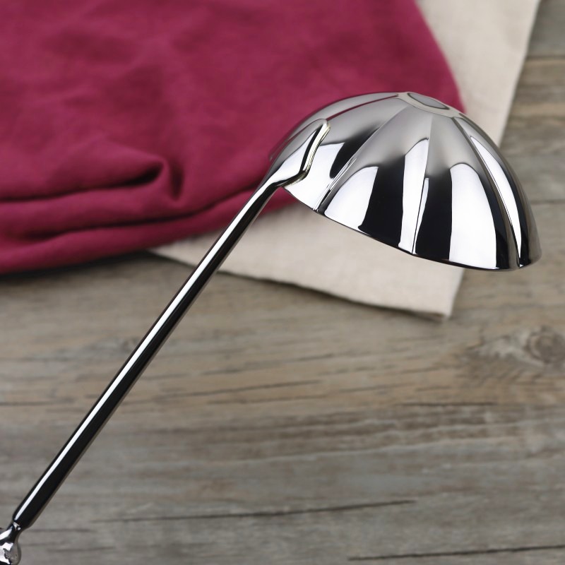 18-10不锈钢大汤勺锻造复古荷叶勺头小汤壳勺公用粥稀饭勺盛汤勺