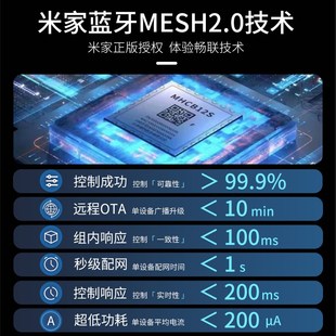 星月影已接入米家APP智能明装射灯客厅圆形led筒灯蓝牙mesh2.0