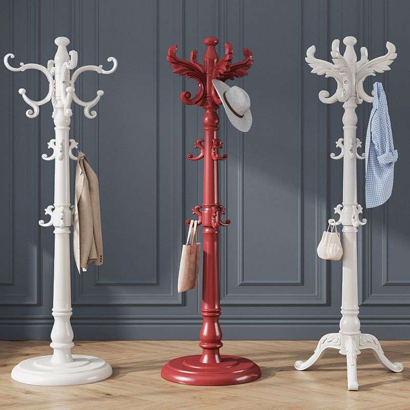 欧式实木衣帽架落地晾衣架大衣架衣帽挂衣服挂衣包架置物架挂昌震