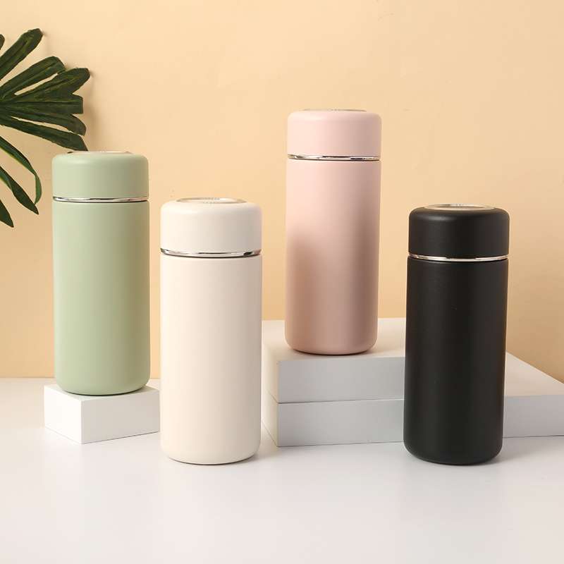 家用迷你口袋杯350毫升保温杯男士女士通用便携水杯学生杯直身杯