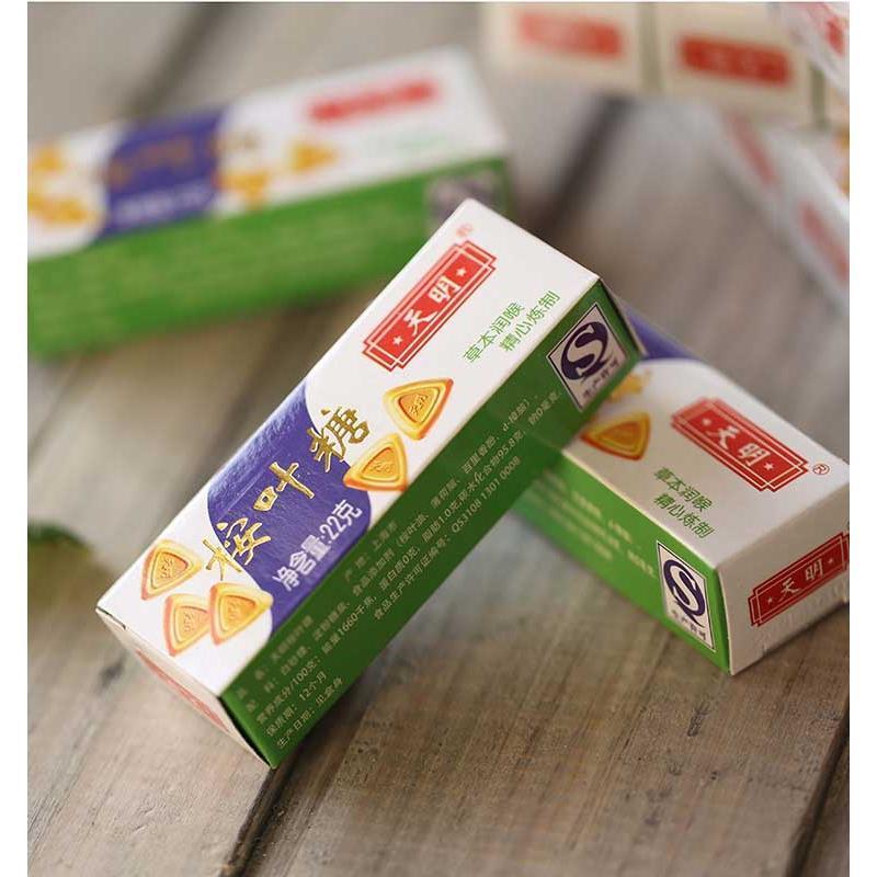 新货上海特产天明桉叶糖果