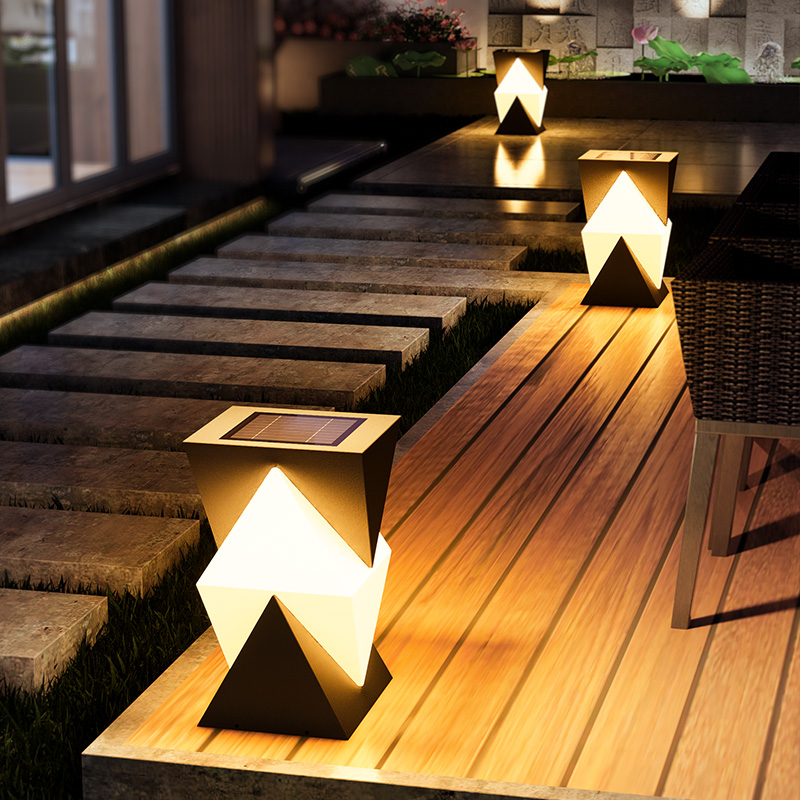 景观庭院不锈钢防水柱头灯