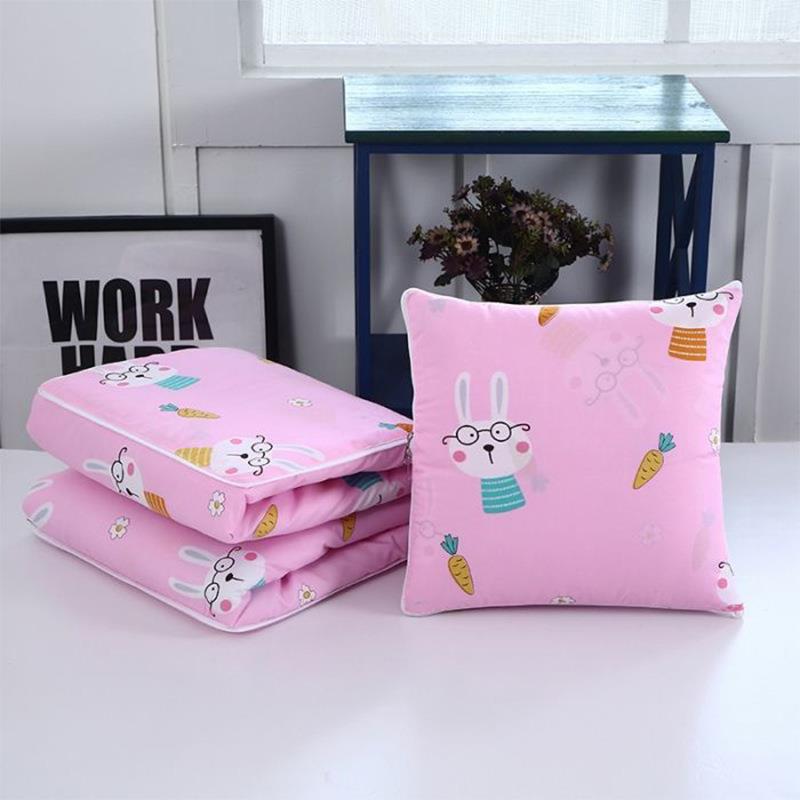 企业logo抱枕被子两用二合一靠枕办公室午睡靠垫礼品抱枕活动