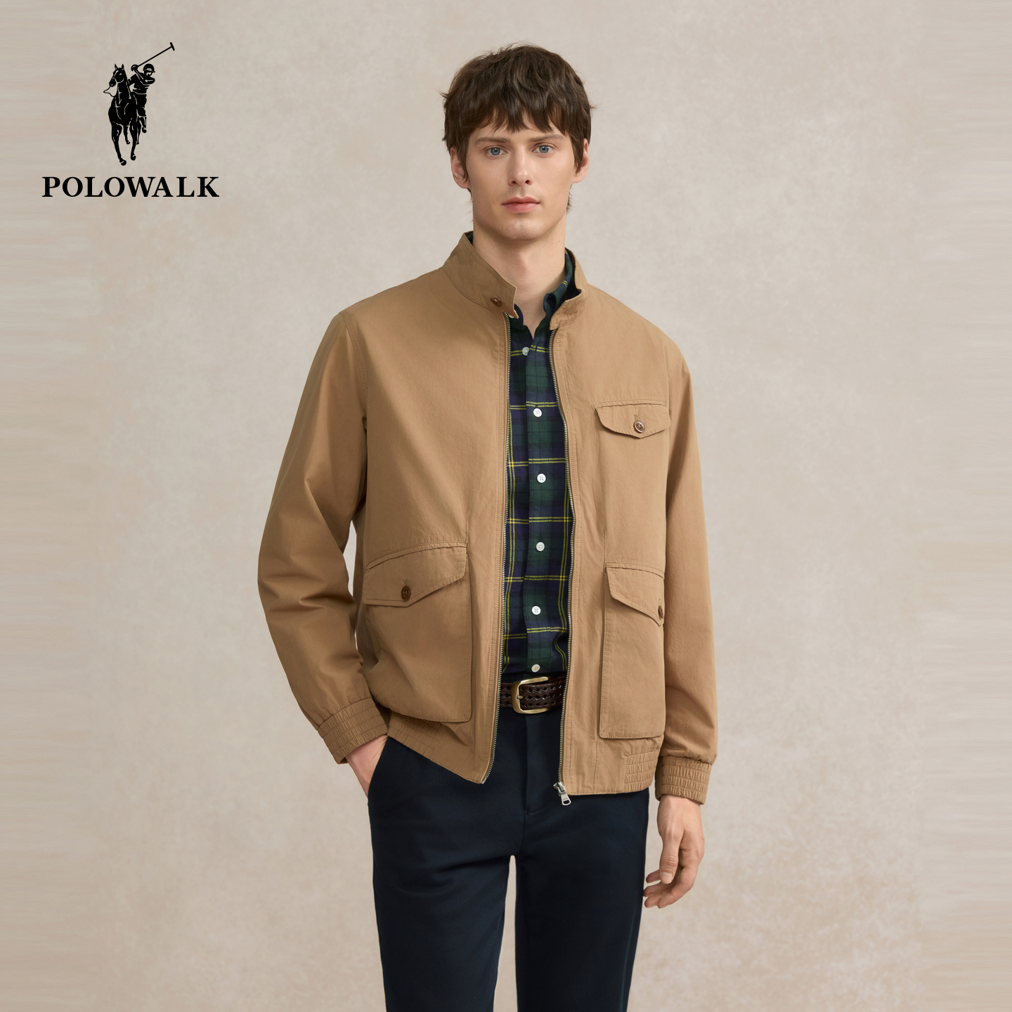 POLOWALK夹克挺括装外套