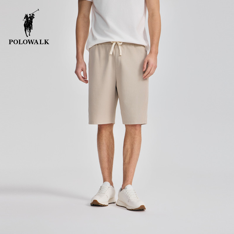 POLOWALK男式短裤2025秋夏新品松紧腰运动裤休闲百搭男款下装,男装,短裤,淘宝优惠券,粉丝福利购,淘宝优惠卷