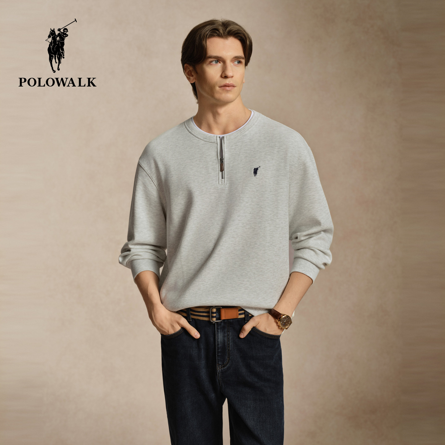 POLOWALK男士卫衣2026秋季新品