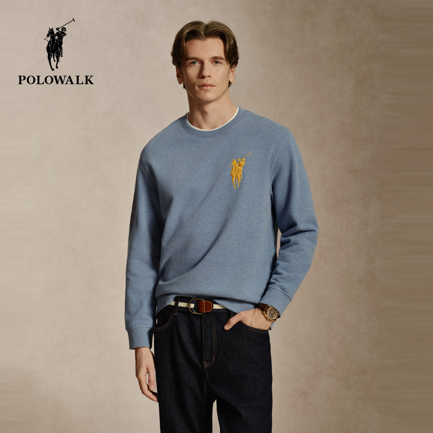 POLOWALK冬季新品男士卫衣