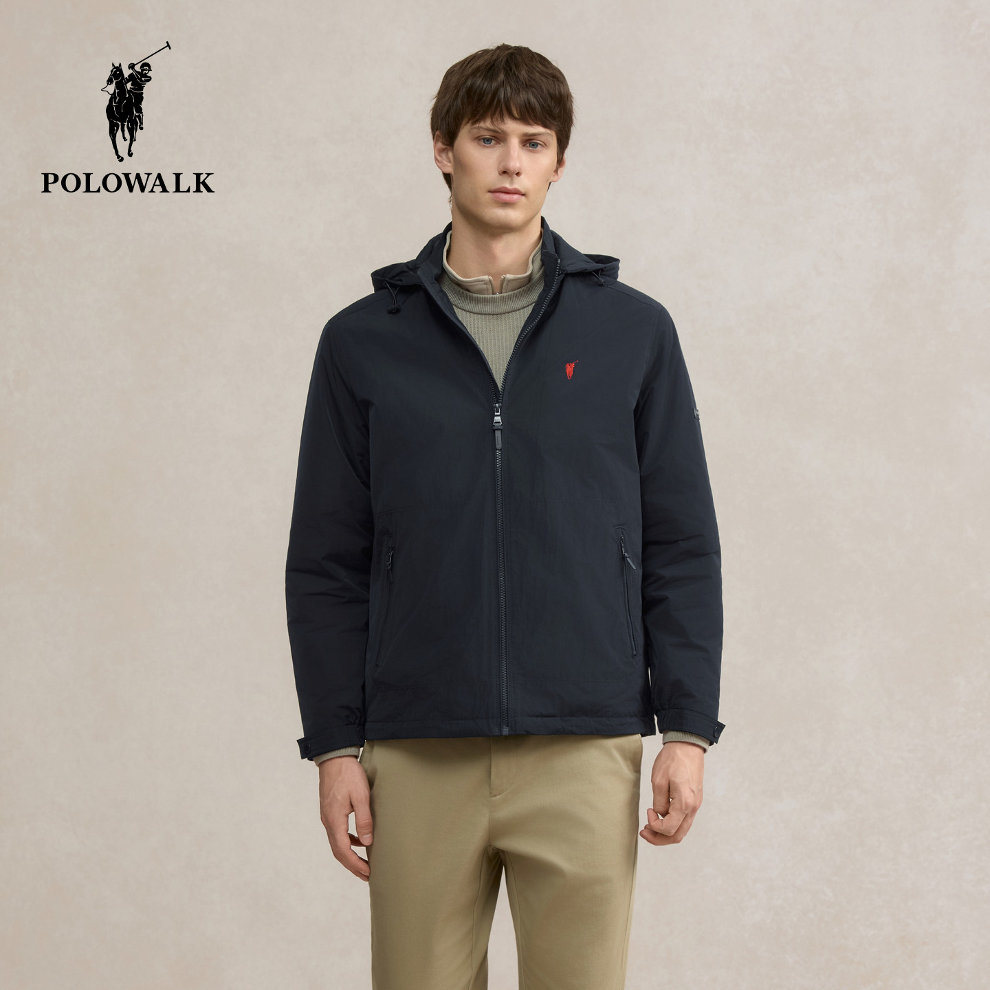 POLOWALK夹克薄棉外套