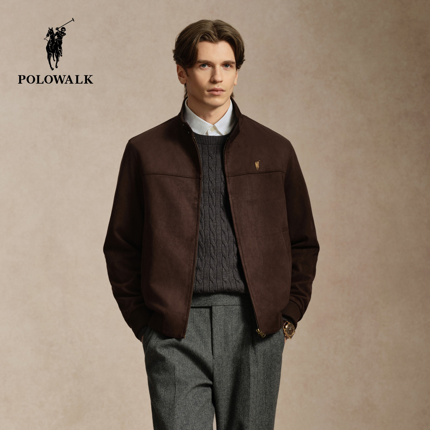 POLOWALK男士秋季新品皮衣