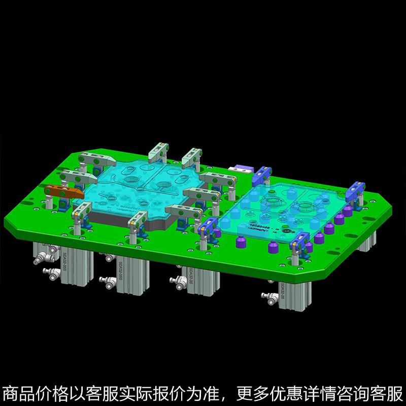 供应 MQB控制器盖板夹具 四轴机加工夹具 适用于超薄件产品加工