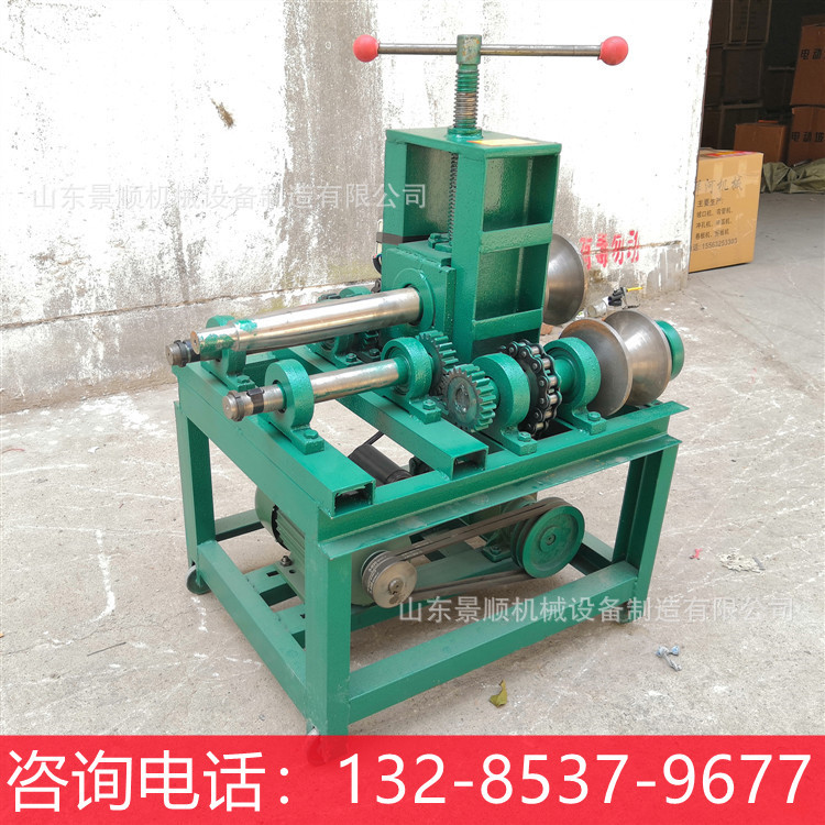 供应76电动弯管机 大棚不锈钢方管圆管立式弯弧机 滚动式弯圆机