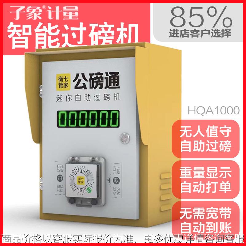 新款扫码过磅一体机自助无人过磅机共享公磅无人值守地磅称重系统