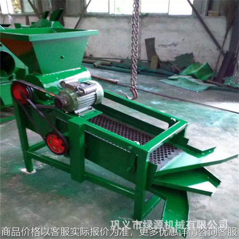 茶籽果仁破壳机 自动分筛茶籽剥壳机 杏核桐果去皮机