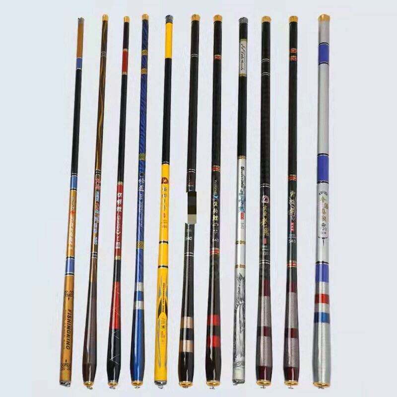 超轻鱼杆混批碳素手竿3.64.5/5.4/6.3米短节溪流竿特价钓鱼竿