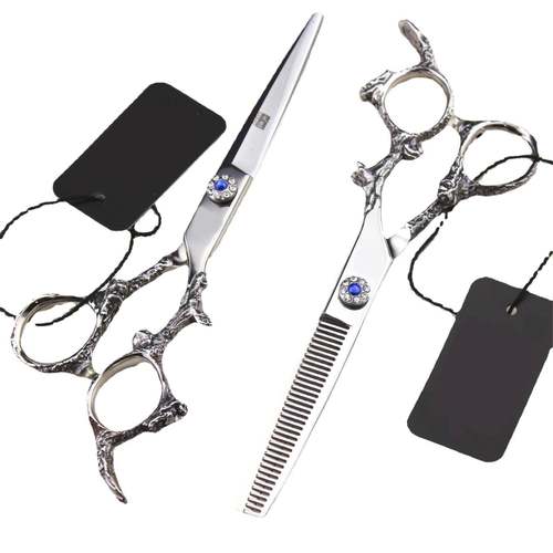 6.0寸 怪龙柄 美发剪刀 理发剪 平剪 刘海剪 牙剪 打薄 XL0-0401