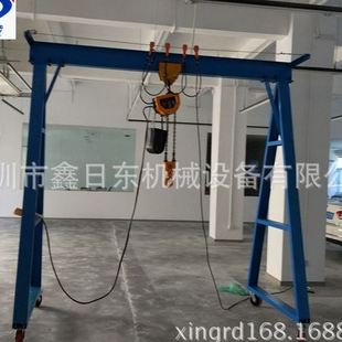 注塑换模 轻型安全移动升降龙门架 3吨电动葫芦龙门架 模具安装