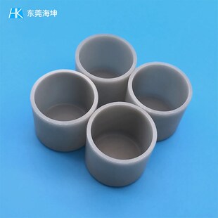 氮化铝陶瓷坩埚 精密陶瓷零配件 氮化铝陶瓷件定制加工厂家
