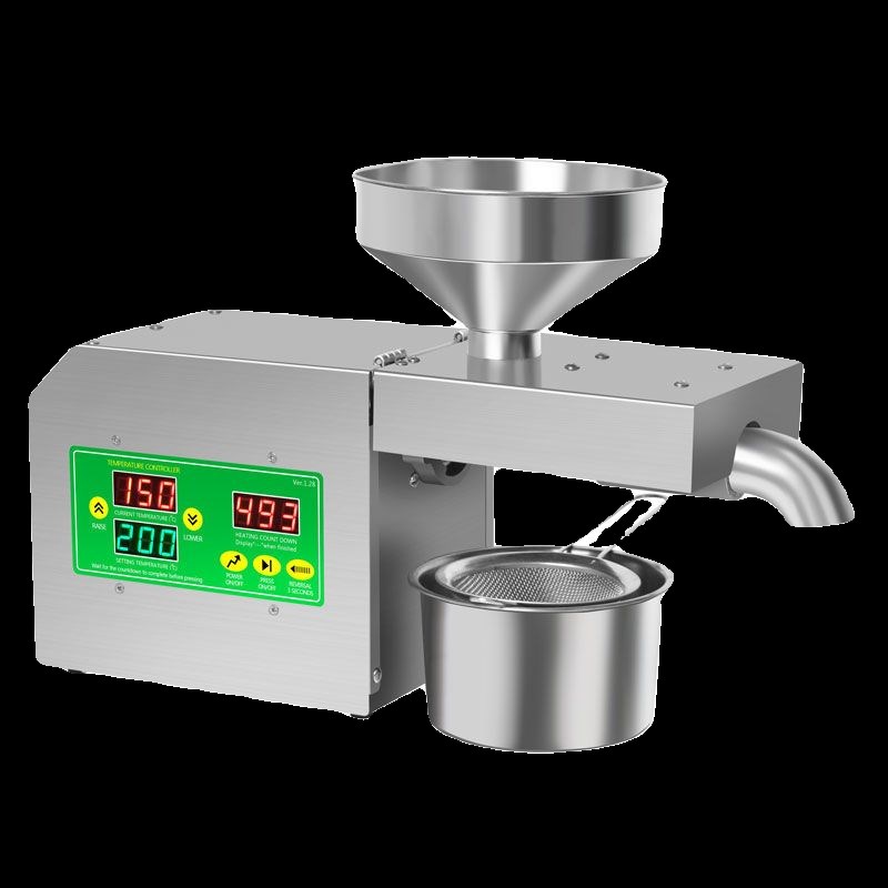 榨油机家用小型全自动多功能家庭用油渣花生新型炸油机器智能压油