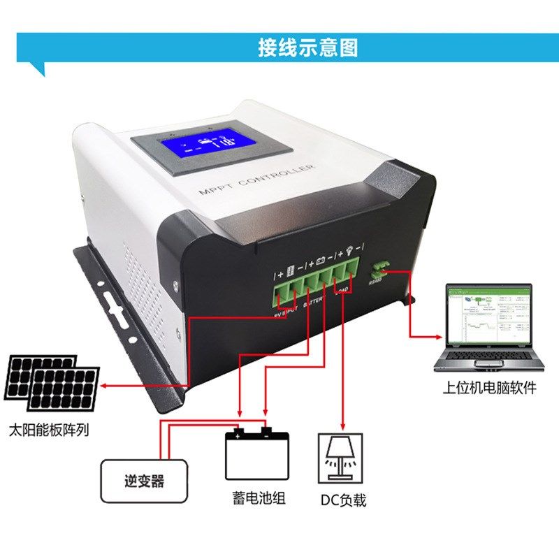 太阳能mppt控制器12v24v48v60A  充电控制器