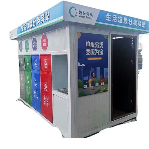 康洁户外垃圾收集房环卫垃圾分类驿站 小区分类垃圾房