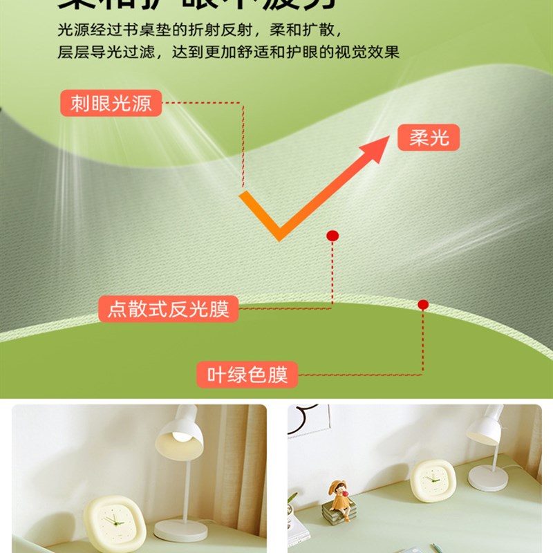 JW千金生态硅桌垫小学生书桌垫子儿童学习护眼简约防水LZ