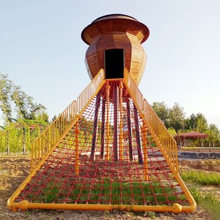 非标户外木质滑梯 小区公园儿童滑滑梯 幼儿园景区组合滑梯