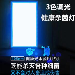 厨房卫生间集成吊顶灯杀菌灯 紫外线消毒灯UVA杀菌除螨家用吸顶式